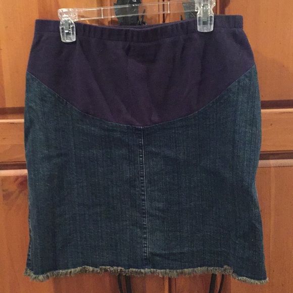 New Additions Dresses & Skirts - Jean  Maternity Skirt